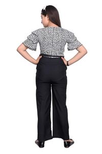 จั๊มสูทพิมพ์ลายแขนบานสำหรับเด็กผู้หญิง - Product Image 2