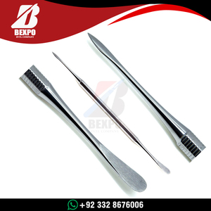 Espátula de modelado de cera dental de doble punta, instrumento de acero inoxidable, espátula de mezcla de cera dental de doble cabezal - Product Image 5