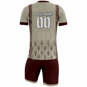 Fabricante de Uniformes de Fútbol Personalizados, Conjunto de Camiseta y Pantalones Cortos de Fútbol por Sublimación, Venta al Por Mayor, Equipación de Equipo OEM con Impresión de Logotipo - Product Image 3