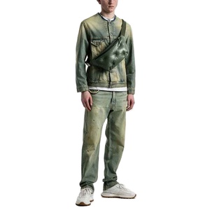 Chaquetas vaqueras de invierno para hombre, chaqueta vaquera informal de Color sólido con un solo pecho, prendas de vestir de algodón ajustadas para hombre, Chaquetas vaqueras para hombre - Product Image 5