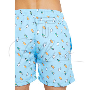 Shorts de plage pour hommes à rayures, imperméables, personnalisables, en polyester/coton, avec cordon de serrage – Meilleures ventes, Offre Spéciale - Product Image 6