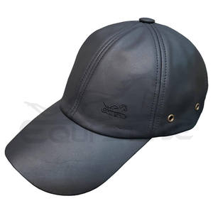 Gorras de Béisbol de Cuero Genuino, 6 Paneles, Diseño Deportivo Liso, Color Sólido, Logotipo Bordado Personalizado, Gorras Unisex de Moda - Product Image 1