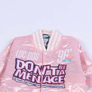 Chaqueta Varsity extragrande con cuello en V, estampado sublimado en toda la prenda, hombros caídos, tallas XXS-9XL, para hombre. - Product Image 5