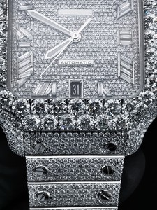 Reloj de Lujo de Alta Gama con Movimiento Mecánico ETA, Diamantes Moissanite, Acero Inoxidable de 16 mm, Cristal de Zafiro, Esfera de 41 mm, Estilo Hip Hop, Edición Limitada - Product Image 3