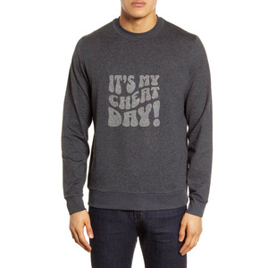 Daizen Star Charcoal Grey Crew Neck Pullover Sweatshirt Regular Fit Unisex 100 Cotton Knitted Casual Autumn Front Logo Color - Product Image 2