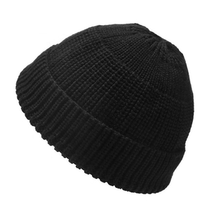Factory Direct Warm Acrylic Classic Beanie Solid Color <b>Winter</b> <b>Cap</b> OEM Custom Logo Soft Touch Acrylic Classic Beanie Folded Cuff - Product Image 6