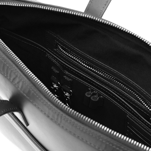 Porte-documents pour ordinateur portable en cuir véritable unisexe, élégant, luxueux, professionnel, léger, fermeture à glissière - Product Image 6