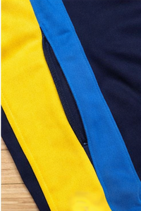 Jogging Streetwear Color Block Unisexe Haute Qualité 100% Coton Impression Personnalisée Coupe-Vent Anti-Transpiration Survêtement Hiver 2-en-1 - Product Image 6