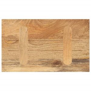 Plateau de table rectangulaire en bois de manguier massif de 19,7''x7,9''x1,5'', table artisanale pour usage domestique - Product Image 5