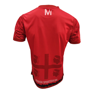 Custom Sublimated Men's Short Sleeve Soccer Jersey OEM Breathable Polyester Quick Dry Teamwear Club <b>Match</b> Training Wholesale - Product Image 4