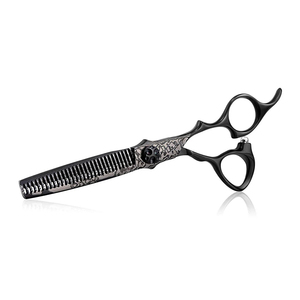 Ciseaux professionnels pour éclaircir les cheveux, 6 pouces, lame en acier inoxydable avec pointe acérée, outil de beauté pour hommes - Product Image 1