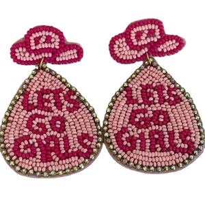 Elegantes pendientes de aro con cuentas bordadas a mano – Joyería de moda para mujeres de la India - Product Image 3