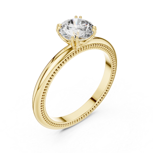1.0ct Brilliant Cut Moissanite <b>Solitaire</b> Engagement <b>Ring</b> 925 Sterling <b>Silver</b> Handmade Luxury Fine Jewelry Wedding & Anniversary - Product Image 2