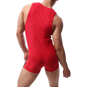 <b>Men</b> Lightweight Wrestling <b>Singlets</b> Breathable Fabric <b>For</b> Training Practice Gym Workout And Sports Competition Use <b>Men</b> Wear - Product Image 3