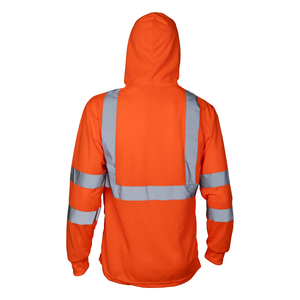 OEM ODM Wholesale Price Working Safety Wear Men's Reflective Hoodie for Sale <b>Hi</b> <b>Vis</b> Safety <b>Jackets</b> Hoodies - Product Image 2