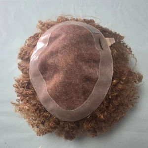 Prótesis Capilar de Cabello Humano Remy Indio con Rizos Kinky para Hombre, Base Mono - TAZ HAIR BANGLADESH - Product Image 1