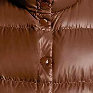 Veste d'hiver de haute qualité pour femmes, veste matelassée personnalisée, veste longue décontractée et chaude avec capuche - Product Image 5