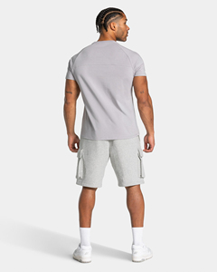 Pantalones Cortos Cargo de Alta Calidad para Hombre, Tela Resistente de 360 GSM, Cintura Elástica, Bolsillos con Cremallera de Perfil Bajo, Diseño Cargo Lateral - Product Image 5