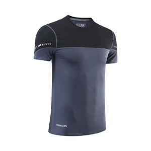 Haut de survêtement athlétique en jersey uni 100 % polyester tricoté, avec impression sérigraphiée, séchage rapide et respirant - Product Image 5