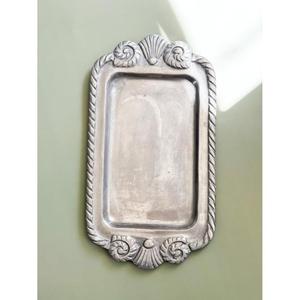 Metal Crafts Latest Tray Custom Border Design Trays For <b>Table</b> Use Food Snacks Serving Trays For Cafe Restaurant Supplies - Product Image 1