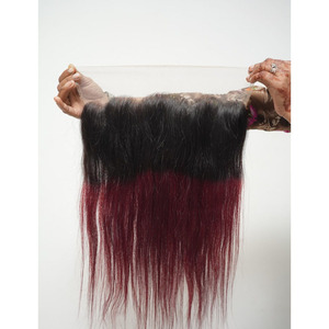 Frontal en cheveux humains de qualité supérieure pour femmes – Ligne de cheveux naturelle, doux, soyeux, frontal en dentelle pré-épilé pour un look impeccable - Product Image 4