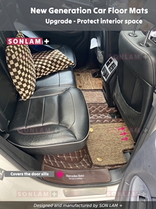 Wholesale ODM Nano Carbon Leather Car Mats Luxury <b>Accessories</b> for Cars Custom Car Floor Mats Mercedes Benz GLE-Class Full Set - Product Image 4