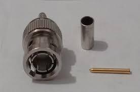 ขั้วต่อโคแอกเชียล RF แบบตัวผู้ ชนิดโลหะแบบ Bayonet Coupler พร้อมเกลียวสำหรับประกอบสายเคเบิล - Product Image 5