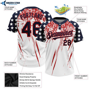 Youth Baseball Jersey Set Custom Team Uniform Breathable Quick Dry Fabric - Product Image 5