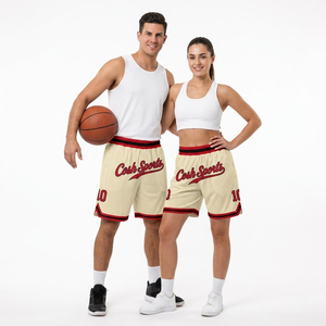 Vintage Style Personalized Shorts With Custom <b>Name</b>, Premium Breathable Mesh Athletic Apparel - Product Image 1