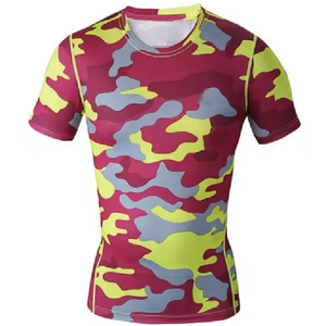 เสื้อแรชการ์ดกันรังสียูวีสำหรับผู้ชายสำหรับเล่นเซิร์ฟ ดีไซน์ใหม่ ขายดีที่สุด ผลิตตามสั่ง ราคาโรงงาน OEM สินค้าขายดี - Product Image 1
