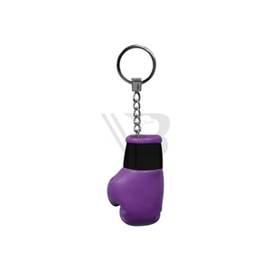 Llavero de Guantes de Boxeo Rectangulares Mini Personalizados de Alta Calidad con Cuero PU y Logotipo Personalizado - Product Image 1