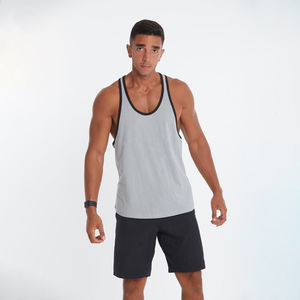 Wholesale Men's 100% Cotton Tank <b>Tops</b> Comfortable Knitted Design Custom Logo Solid Color Casual Breathable Tank <b>Top</b> For Men's - Product Image 6