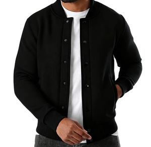 เสื้อแจ็คเก็ตวาร์ซิตี้ผู้ชายคุณภาพพรีเมียม กันน้ำ ผ้าถัก แขนหนัง แต่งขนเฟลซ สไตล์ไฮสตรีท สำหรับฤดูหนาว ขายส่ง - Product Image 2