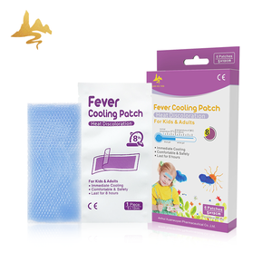 ヘルスケアサプライヤーの医療用コールドパック解熱性ハイドロジェルパッド熱変色機能キッズフィーバー冷却ゲルパッチ - Product Image 1