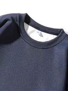 Sweat-shirt à col montant en molleton de coton respirant pour femme, broderie de logo personnalisée, coupe ample, décontracté, hiver, anti-boulochage, coupe classique - Product Image 5