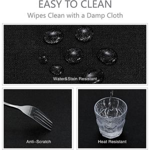 <b>Rectangle</b> Waterproof <b>Tablecloth</b> 60x84 Inch Linen Textured Fabric Stain and Wrinkle Resistant Washable Decorative Table Cloth - Product Image 2