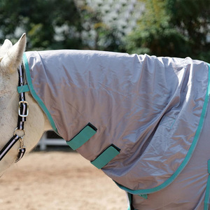 Nueva Tendencia: Mantas Impermeables de Poliéster Balístico para Caballos, con Bordado Personalizado y Protección Contra Moscas - Product Image 4