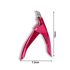 Cortador de uñas de Punta Profesional, cortaúñas de Color rosa, herramienta de manicura, logotipo personalizado, cortaúñas ajustable de acero inoxidable - Product Image 1
