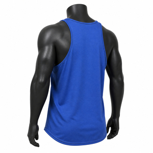 Débardeur de fitness d'été pour homme, coupe ample, col rond, tendance, en promotion - Product Image 2