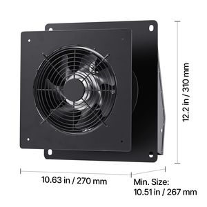 Ventilatore da Parete Silenzioso con Motore AC da 6 Pollici, 205 CFM, Facile Installazione per Bagni - Product Image 4