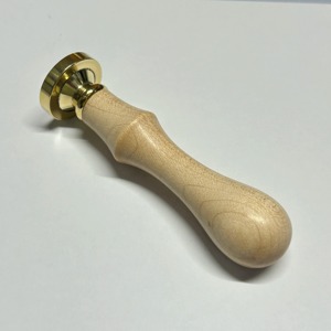 Sello de Cera Redondo de Latón de 30 mm de Madera de Arce de la Mejor Calidad y Suministros Decorativos de Papelería - Product Image 3