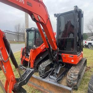 Excavadora de Ruedas Kubota U55-5 con Cilindro Hidráulico Bosch Rexroth, Componentes Principales del PLC Incluyen Motor - Product Image 1