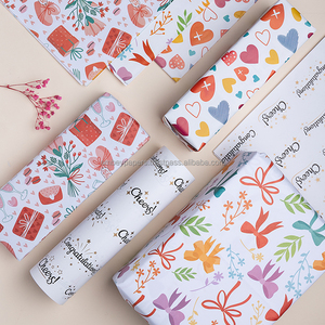 Papier d'emballage pour bouquets à motif floral coréen simple face, papier artisanal pour fleurs, cire industrielle biodégradable, vente en gros - Product Image 5
