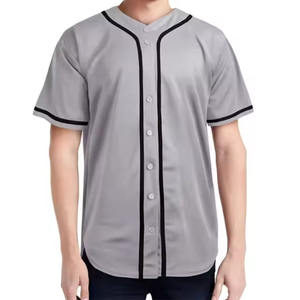 Camiseta de Béisbol de Manga Corta con Logotipo de Equipo Deportivo, Impresión por Transferencia de Calor, Nueva Llegada, Personalizable para Venta en Línea, Mejor Precio - Product Image 2