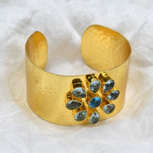 latest trending indian fashionable <b>bangle</b> handmade goldplated brass Traditional adjustable <b>bangle</b> <b>bracelet</b> for girls and women - Product Image 4