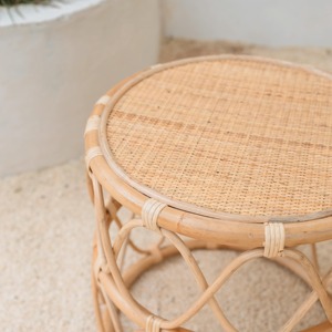 Designer Rattan <b>Stool</b> Side <b>Table</b> Ideal For Sitting In Living Room Bedroom Balcony <b>And</b> Indoor Outdoor Spaces From India - Product Image 6