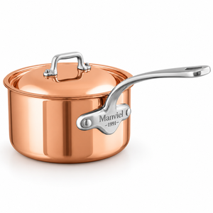 Cacerola de Cobre Premium con Tapa y Asa de Acero Inoxidable, Olla de Cobre para Cocina, Utensilios de Cocina de Cobre, OEM, ODM, Venta al por Mayor, Exportación - Product Image 1