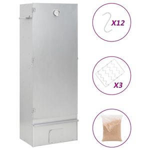 17.5 \ "x11.4 \" x43.3 \ "acciaio zincato BBQ forno fumatore con trucioli di prodotto categoria barbecue griglie - Product Image 1
