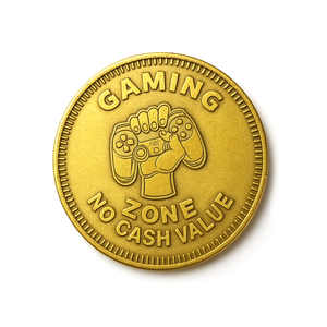 Ficha de juego de máquina de slot moderna, imitación antigua, chapada en oro de zinc, personalizada, de recuerdo, con diseño de anime y dibujos animados, económica - Product Image 3