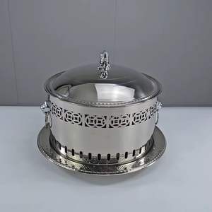 Casserole isotherme en acier inoxydable avec support, boîte à roti design, plat de service pour la maison et l'hôtel - Product Image 1